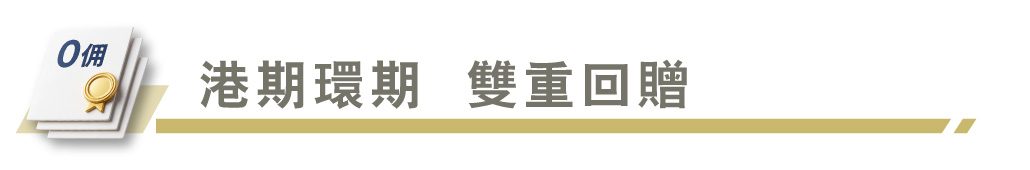 港期環期 雙重回贈